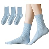 DONBIQI Socks for Women, Soft Combed Cotton Socks