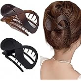 2PCS French Concord Flat Hair Clips for Women 3.4 Inch Claw Clips for Thick Hair Duckbill Hair Clips Hair Clups