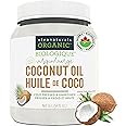 Viva Naturals Organic Virgin Coconut Oil with MCTs, 54 fl oz – Cold-Pressed, Unrefined & Keto Coconut Oil for Cooking, Baking