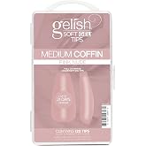 Gelish Nude Soft Gel&trade; Tips - 120 Count Professional Quality Press on Nails Extension for Strong, Long-Lasting Manicures &ndash; Easy Application, Natural Look, Pre-shaped False Nail