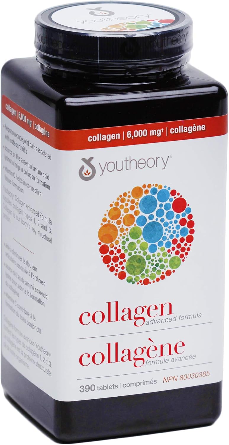Youtheory Collagen Advanced Formula Tablets - 390 ct: Health & Personal Care