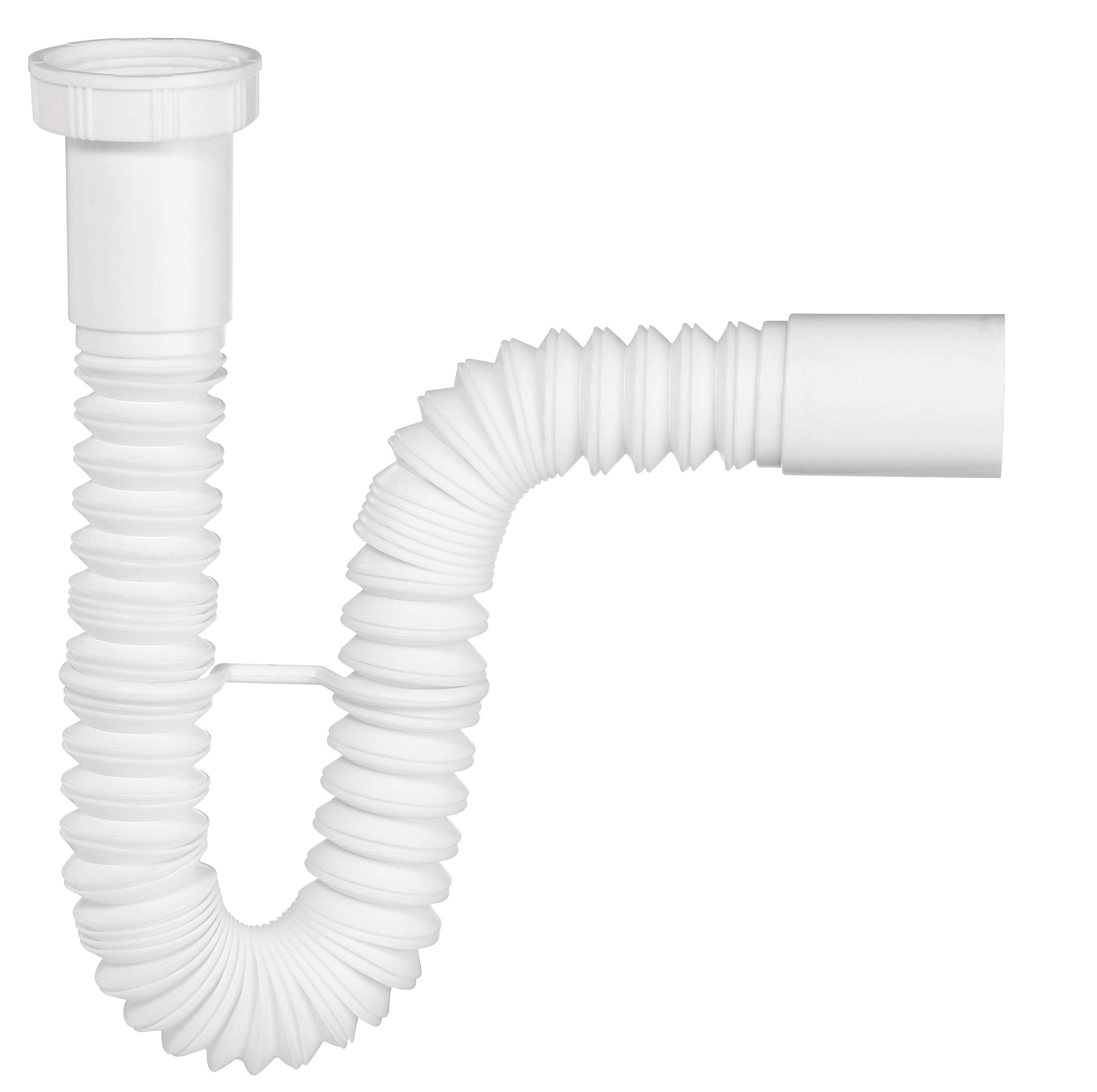 Wirquin 30718743 - Extendable Connector for D40 Washbasin White