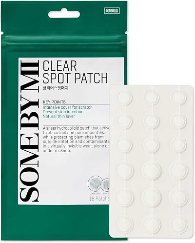 SOME BY MI 30 Days Miracle Clear Spot Patch 18ct Hydrocolloid Pimple Zit Acne