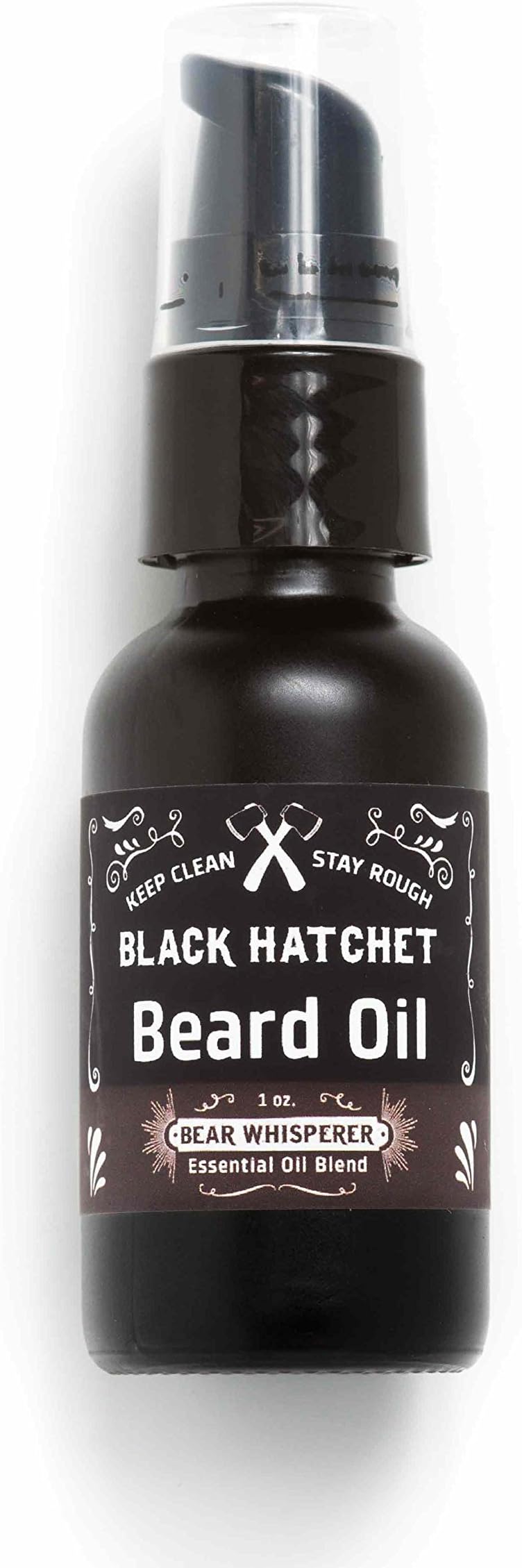 BLACK HATCHET- Beard Oil for Men Growth – Beard Growth Oil for Men, Pre Shave Oil and Shaving Oil w/ Hydrating Essential Oils and Vitamin E (Bear Whisperer)