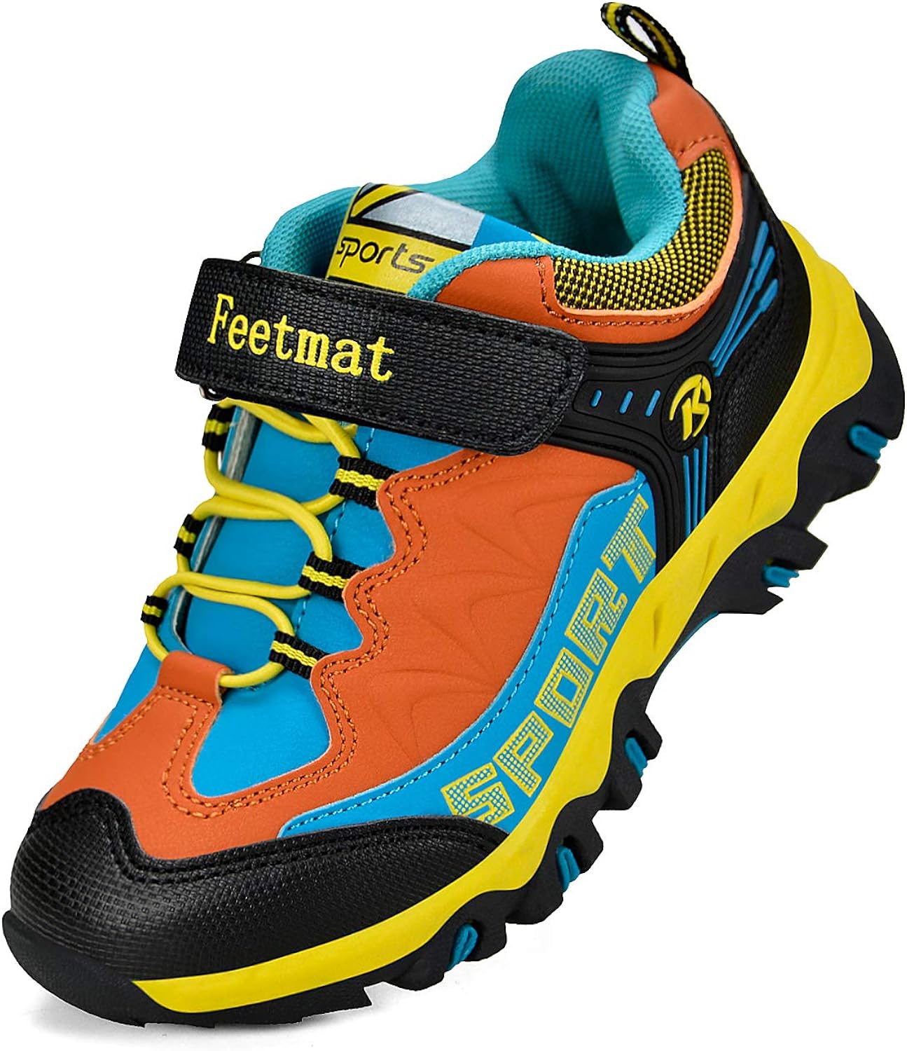 Feetmat Boys Hiking Shoes Waterproof Athletic Trail Running Sneakers