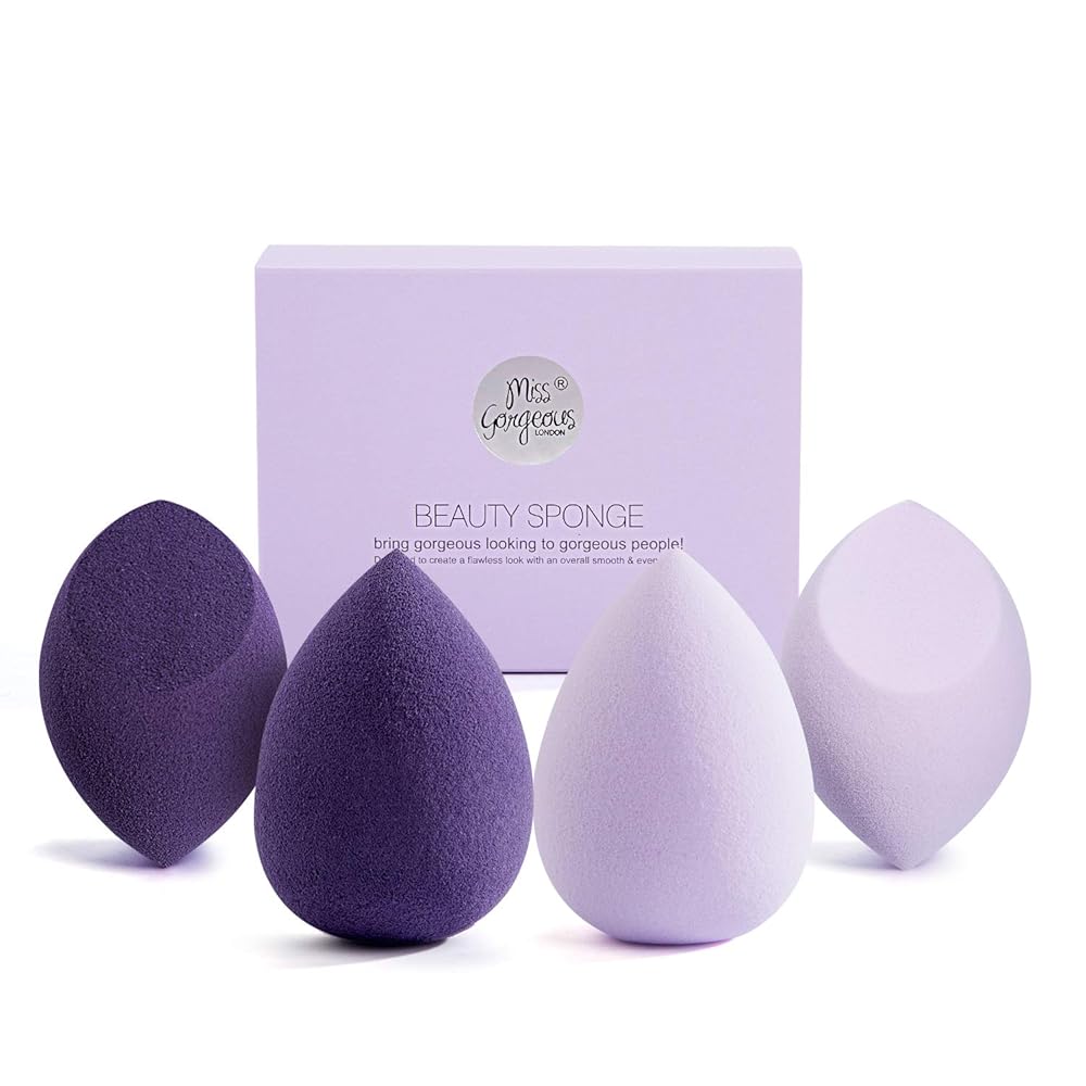 Makeup Sponge Set Blender Beauty Foundation Multicolored 6 Pieces