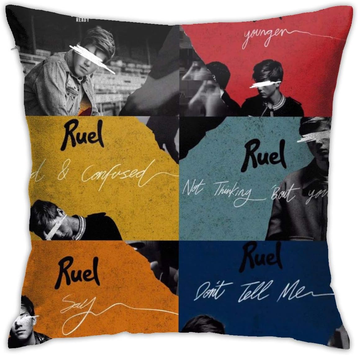 KOTHER Ruel Home Pillowcase Soft Pillows Cover Custom-Made 18 X 18 Inch / 45 X 45 cm for Cusual