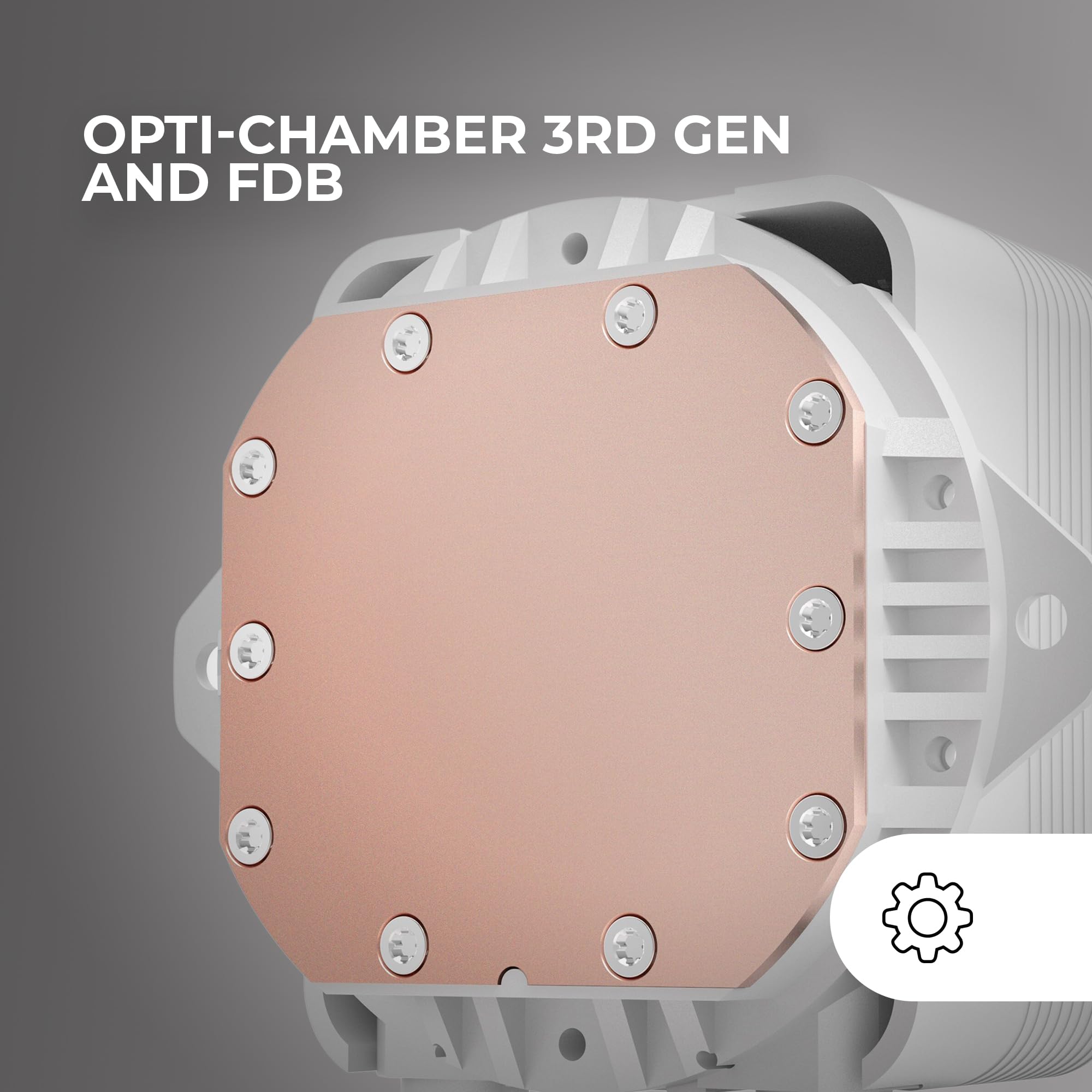 Mars Gaming ML-VISION240, Flüssigkeitskühlung AIO, TDP 500W, 2x ARGB-Lüfter mit Kupfer und Aluminium-FDB-Kern, 4:3 IPS LCD-Display mit 360° Rotation und Software, Universeller Multisockel, Weiß 5