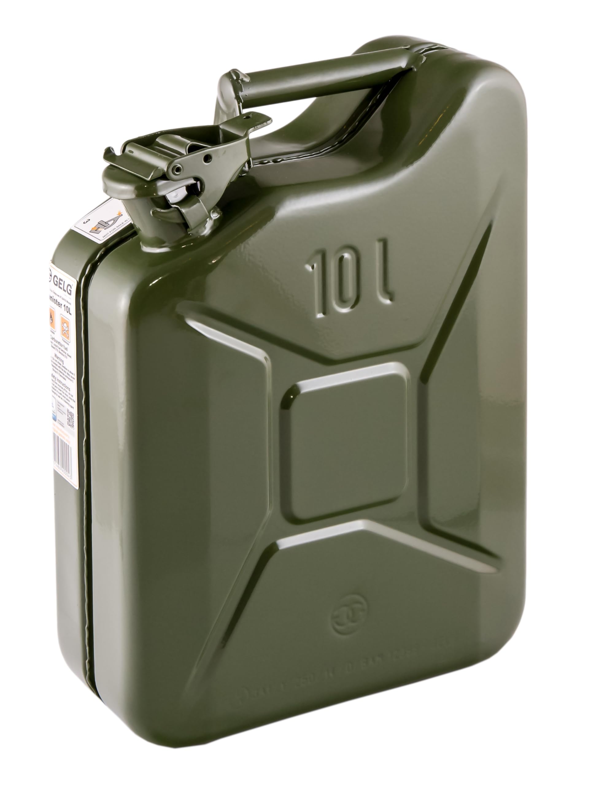 Eda - Fuel Jerry can - Metal - 10 litre - Green