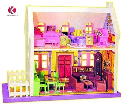 Raja Dresses Doll House Combo Pack for Your Little Princes Compatible with Kids (35 Pieces)