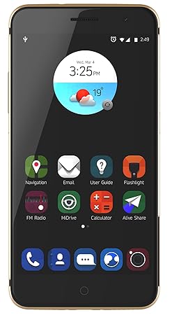 ZTE Blade V7 Smartphone (13,2 cm (5,2 Zoll) Display, 13 Megapixel Kamera, 16 GB Speicher) Gold