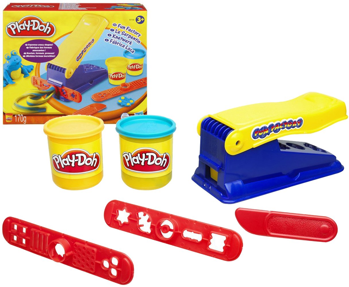 Play-Doh Knetwerk Fun Factory Spielknete Set Knetmaschine & 2 Hasbro