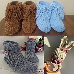Estako Velvet (3- Skeins Pack) Chenille Blanket