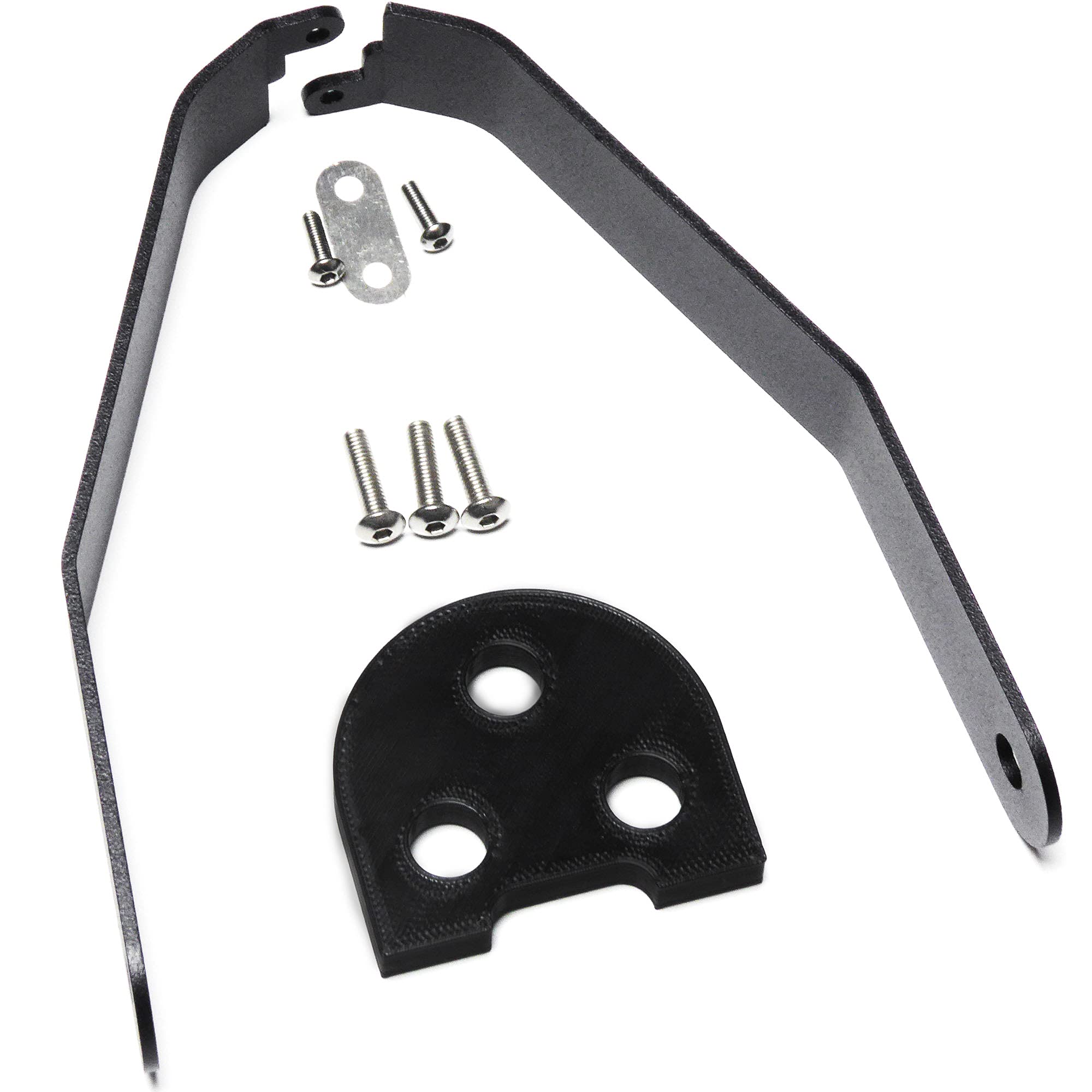 Vestigia® - Rear Fender Bracket for Xiaomi M365, Pro - Alu Metal Mudguard Support - Scooter Mod Upgrade Modification Kit (Black)