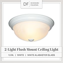 DESIGNERS FOUNTAIN 2-Light Flush Mount Ceiling