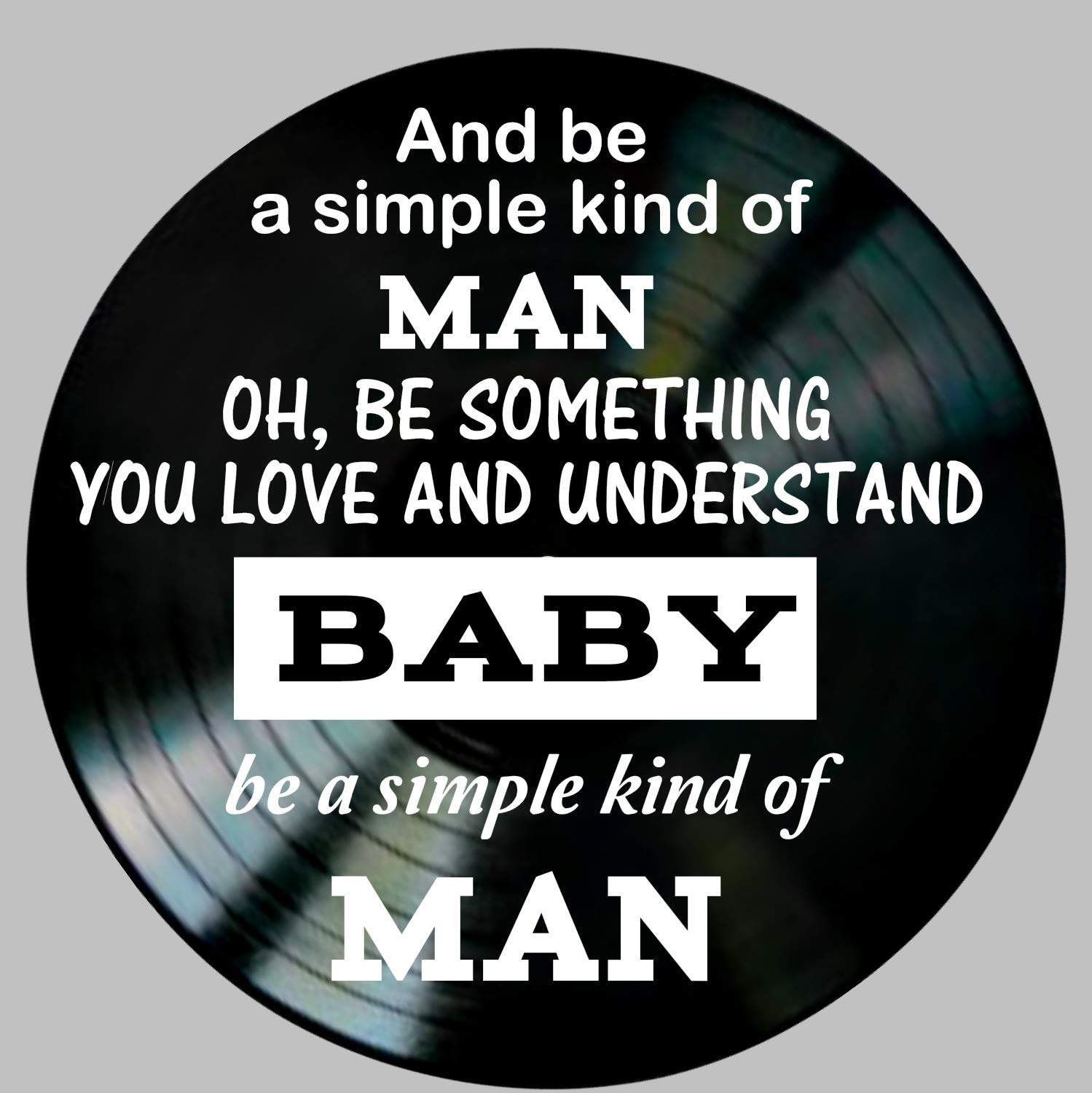 Amazon Com Simple Man Song Lyric Art Inspired By Lynyrd Skynyrd