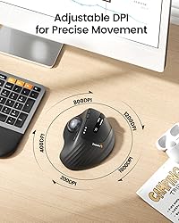ProtoArc Wireless Trackball Mouse, EM01 NL