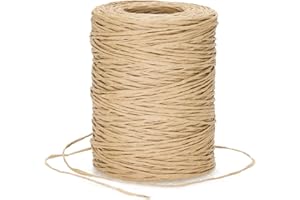 KINGLAKE GARDEN Floral Wire Craft Florist Wire 2 MM 656 Feet Floral Tape for DIY Craft, Flower Bouquets, Art Craft Projects, Gift Wrapping, Wreath (Light Brown)