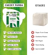 The Cheeky Panda Bamboo Cocktail Napkins 3-Ply 3000 Naps Eco Friendly view 5