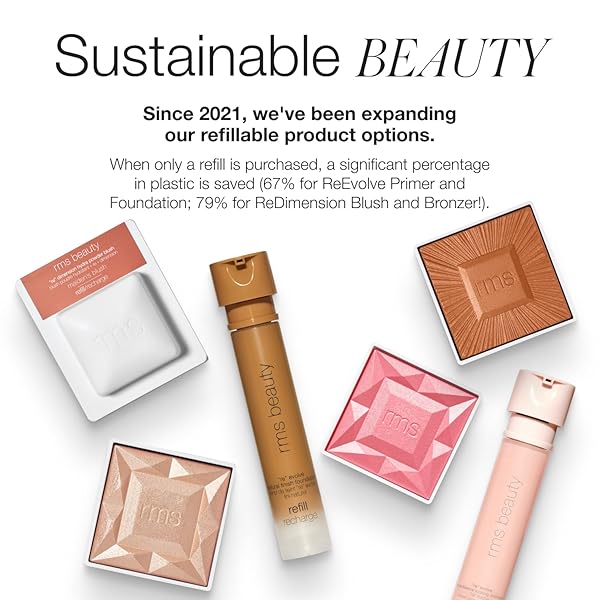 RMS BEAUTY REEVOLVE NATURAL FINISH LIQUID FOUNDATION – LIGHTWEIGHT, HYDRATING, BUILDABLE COVERAGE FOR MEDIUM SKIN TONE EVENNESS, NOURISHING & LONG-LASTING, 1 FL OZ