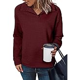 SHEWIN Fall Women Sweatshirt Spring Lightweight Pullover Shirts