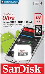 SanDisk Ultra 128GB MicroSDXC Card A1 App Performance Class 10 U1 up to 80MB/S view 2
