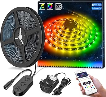 Minger Led Strip Lights 5m Dreamcolour Waterproof With App