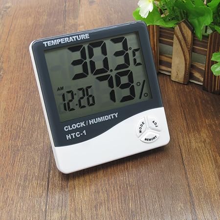 FreshDcart HTC-1 Room Thermometer with Humidity Incubator Meter and Accurate