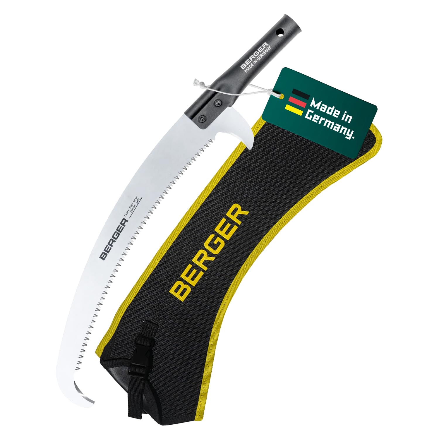 Berger ArboRapid Set Pole Saw 400 mm Saw Attachment for Telescopic Poles for Branches Including Saw Sheath 63953