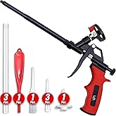 Luft Spray Foam Insulation Gun (1 Gun + 9 Nozzles) Expanding Dispensing Spray Foam Gun Professional Teflon Coated Insulating 