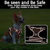 HEELE Dog Harness No Pull Reflective Front Back Leash Attachments S view 7