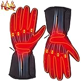 Autocastle Battery Heated Gloves - Electric Hand Warmers for Men and Women, Indoor and Outdoor Use - Thermal Liners for Climbing, Hiking, Cycling in Winter