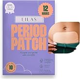 LILAS Period Cramps Pain Relief Patch, 10 Pack | Instant Relief for Menstrual Cramp, PMS, Endometriosis &amp; PCOS | 12-Hour Comfort | Natural &amp; Vegan Topical Patches | Trusted Formula &amp; Upgraded Design