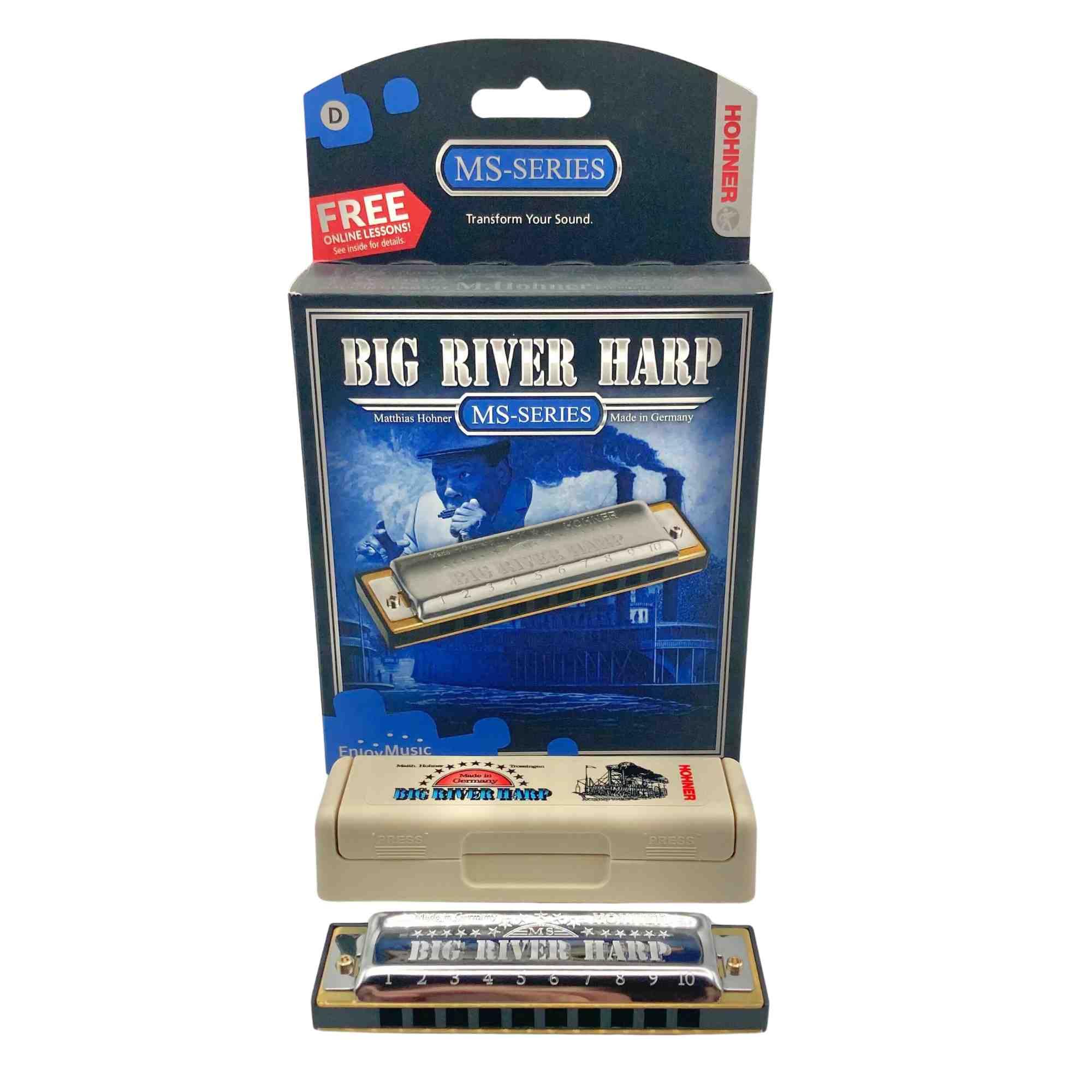 Hohner Big River - Key of D, HH590D, Chrome