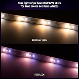 Philips Hue Indoor 3m Solo Lightstrip Non Extendable White RGBWW Hue App view 4