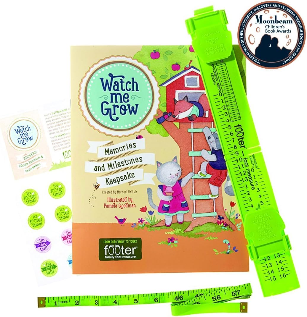 Footer Family Foot Measure, Growth Chart & Activity Book