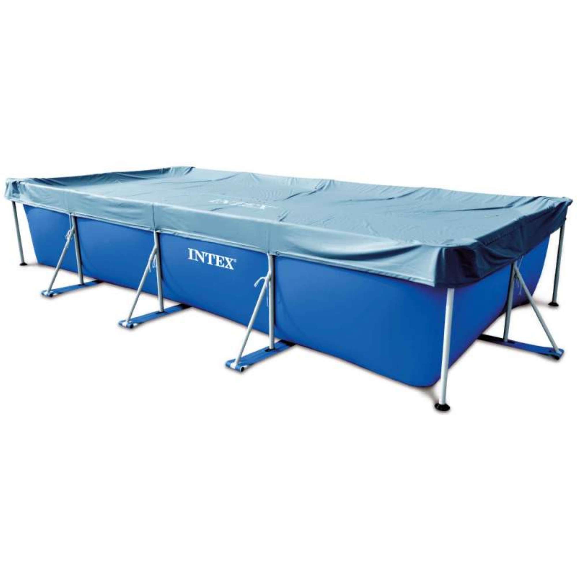 Intex Rectangular Pool Cover - Protective Tarpaulin Cover Ø4.59 x 2.26 m