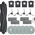 Cleptorize Replacement Parts for Dreame X40 Ultra Complete/ X40 Ultra/ X40 Master/ L40 Ultra/MOVA P10 Pro Ultra, Accessories Kit 1 Main Brush, 4 Dust Bags, 6 Wipe Pads, 4 HEPA Filters, 4 Side Brush