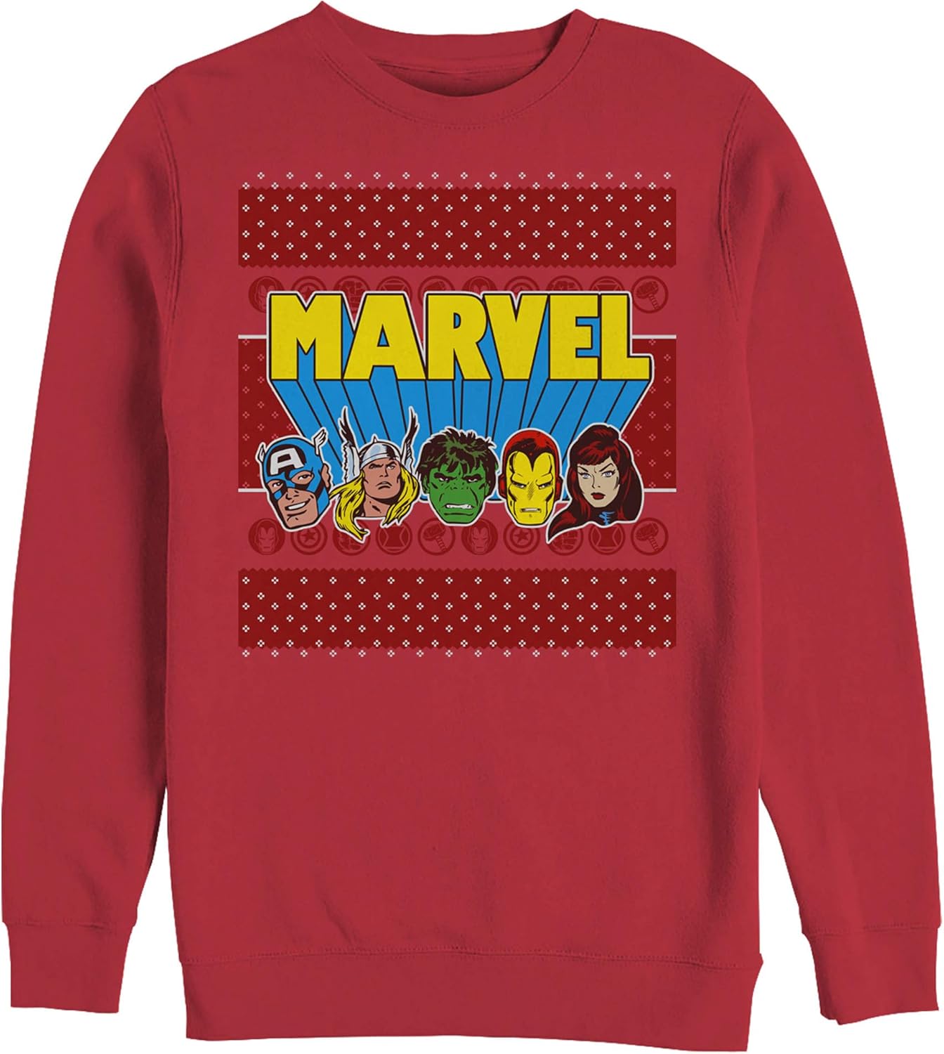 Men's Marvel Christmas Classic Avengers Sweatshirt Clothing
