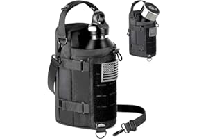 MONAHITO Magnetic Gym Bag for Men - Water Bottle Carrier Holder Bag with Shoulder Strap, 4 Built-in Magnets Gym Gifts for Men