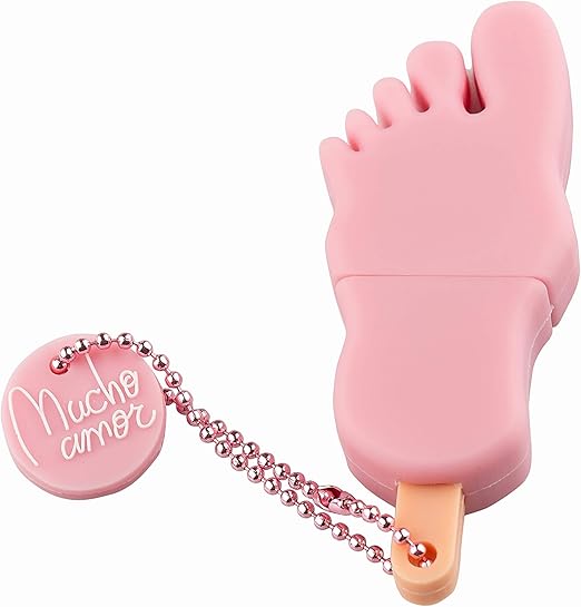 Dulceida Pendrive USB 16 GB - con Forma de Frigopie, Tacto Suave y Correa de Sujeción