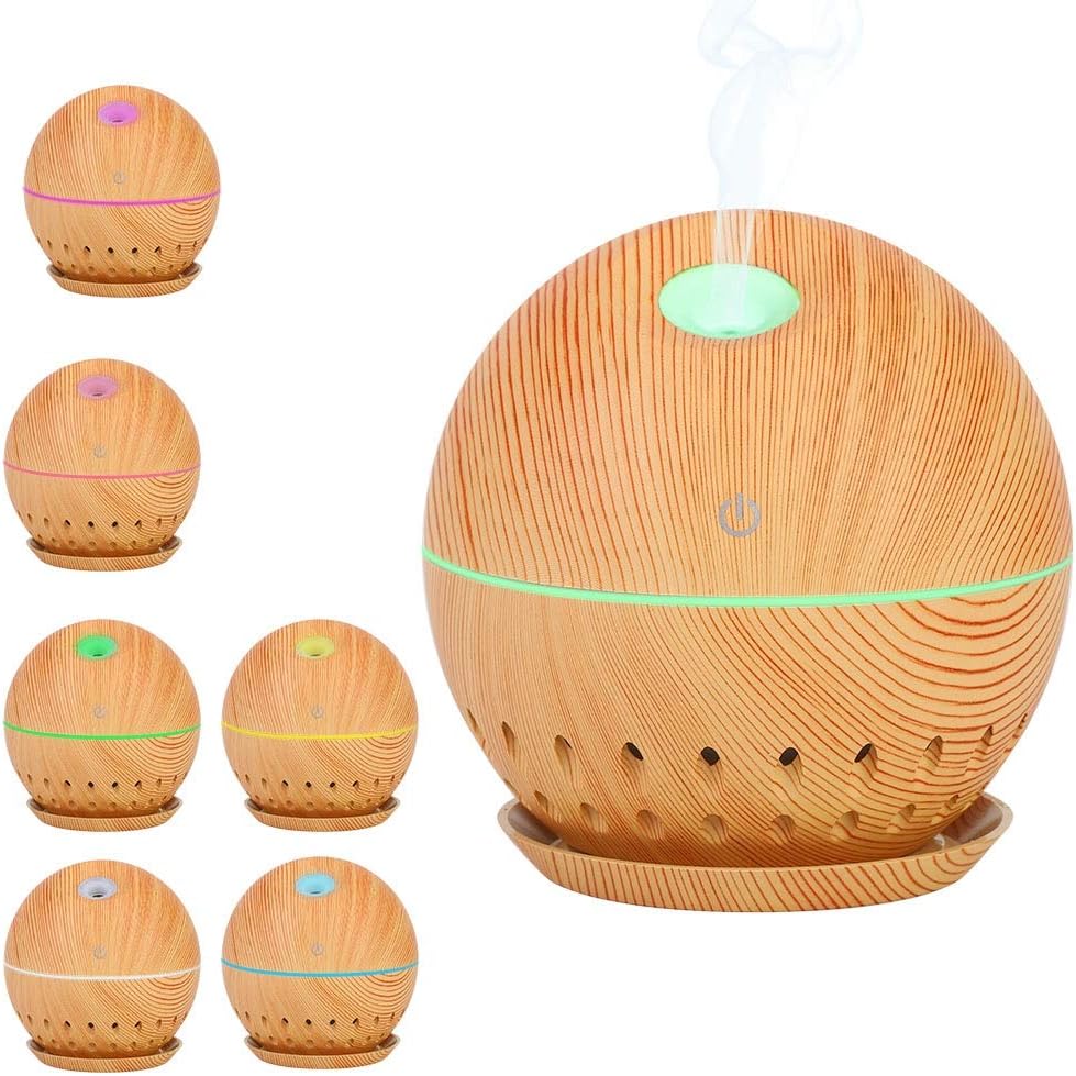 HURRISE Aromatherapy Diffuser, Usb Humidifier Atomizer With Led Light