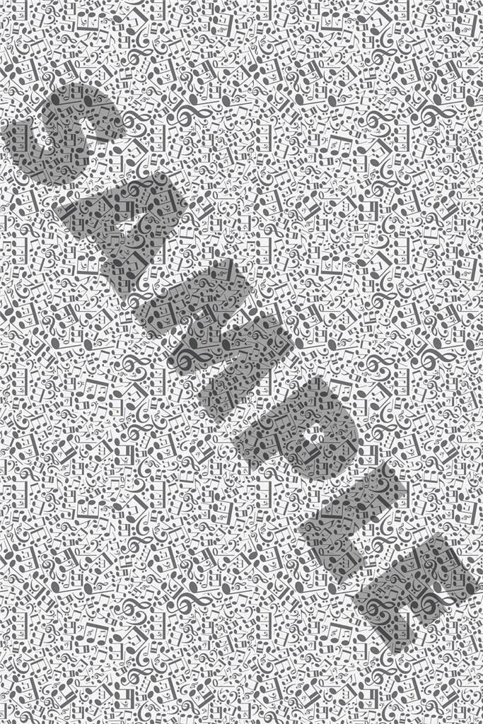 Hal Leonard Wrapping Paper - Music Notes Theme