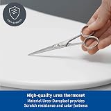 Duravit D-Code Compact Soft Close Toilet Seat Urea Thermoset White Stainless view 3