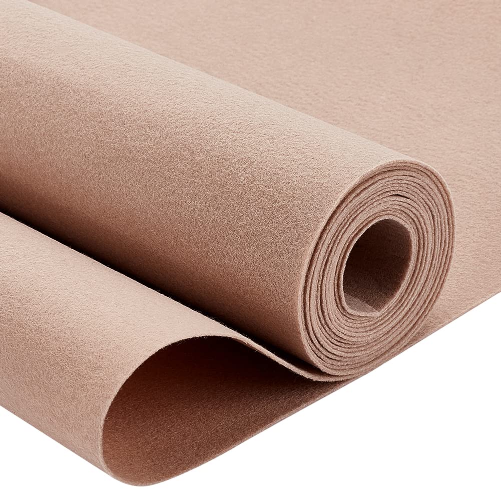 BENECREAT 40cmx3m Khaki Felt Fabric, Jewelry Box Felt Liner for Holiday Decorations Diy Photo Frame and Jewelry Box Fabric Stick, 1mm Thick — image 1