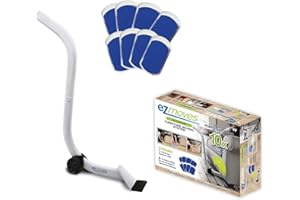 ALLSTAR INNOVATIONS EZ Moves Furniture Moving System for Carpeted & Hard Floor Surfaces, Move Heavy Furniture Quickly & Easily, As Seen on TV (1 Lifter Tool & 8 Sliders)