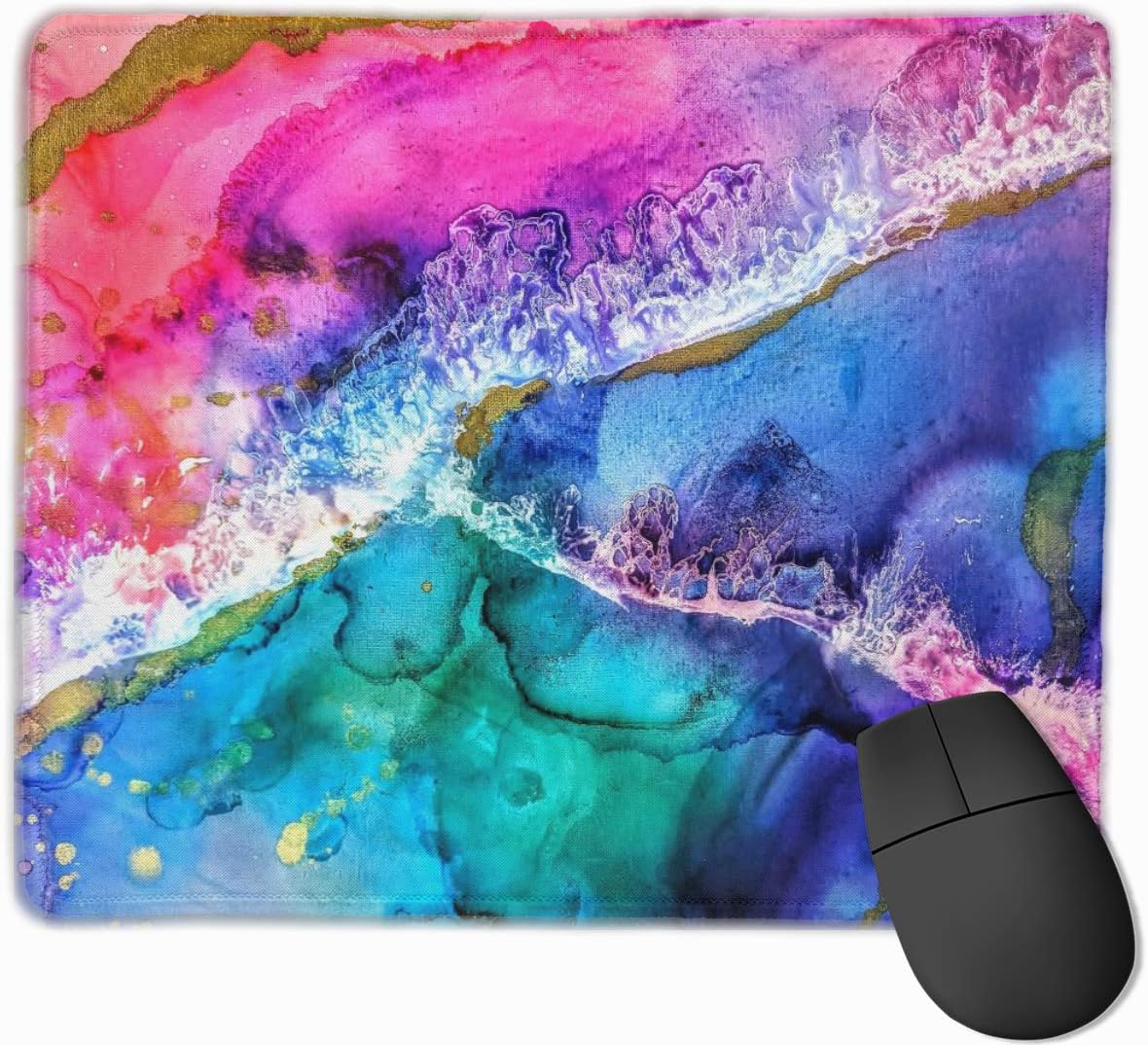 Amazon.com : Print Mouse Pad, Colorful Art Thick Non-Slip Rubber Mice ...