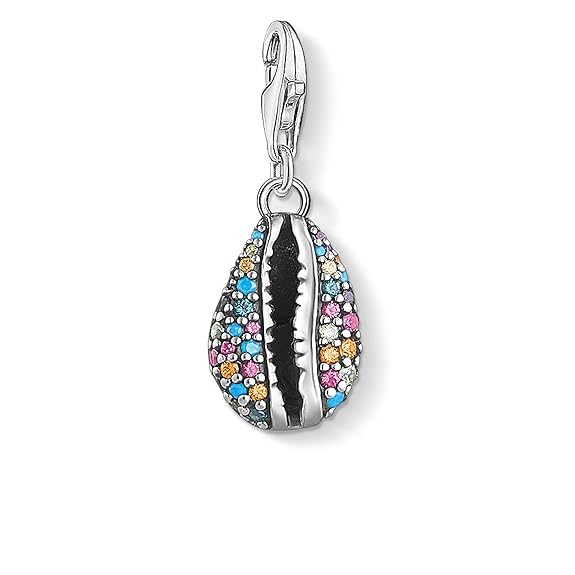 THOMAS SABO Damen Charm-Anhänger 925er Sterlingsilber, Geschwärzt 1767-342-7