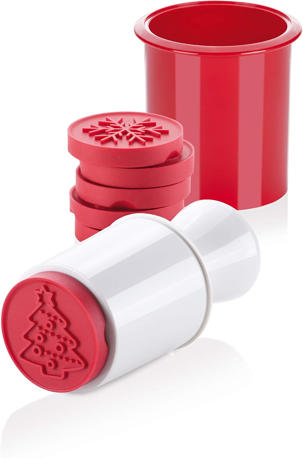 Tescoma Keks-Stempel mit Ausstecher, Plätzchenform mit verschiedenen Motiven