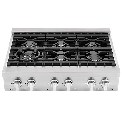 Cosmo COS-GRT366 36" Gas Cooktop with 6 Burners